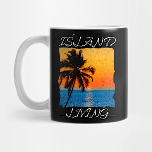 Island Living Beach Tee Shirt Mug